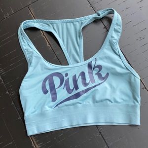 VS Pink+Ultimate Unlined Sports Bra+Teal+Sz XS